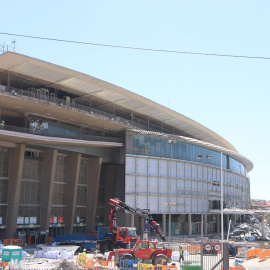 Imatge d'arxiu de les obres de l'Spotify Camp Nou, l'estadi del FC Barcelona