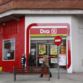 Un supermercado del grupo Dia en Madrid. E.P.