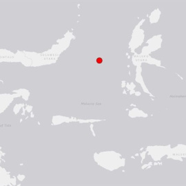 Localización del seismo. Alerta de tsunami en Indonesia tras un terremoto de 7,1 en la escala de Richter