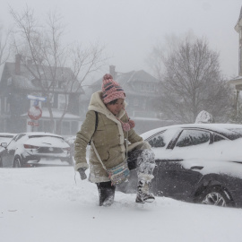 La tormenta Elliot provoca fuertes nevadas en Nueva York