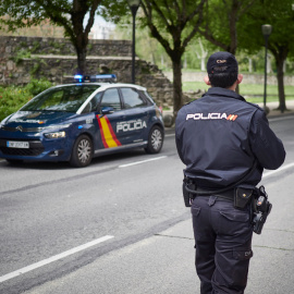 Un agente de la Policía Nacional en una fotografía de archivo.