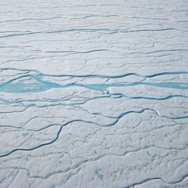 Panorámica del agua de deshielo de Groenlandia. EUROPA PRESS