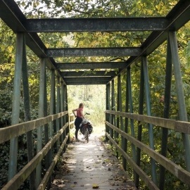 Via Verda del Carrilet d'Olot a Girona