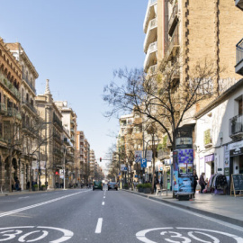 Una zona escolar de la ciutat de Barcelona on el radar començarà a sancionar.