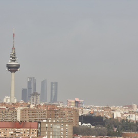 Boina contaminación de Madrid