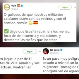 reacciones Vox Menas