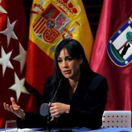 Begoña Villacís, en la Junta de Gobierno del Ayuntamiento de Madrid.