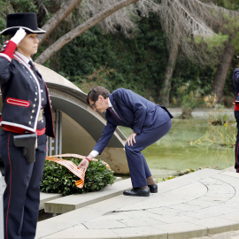 Salvador Illa ret homenatge a Lluís Companys en el 84è aniversari del seu afusellament.