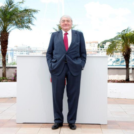 05/07/2018.- Foto de archivo del cineasta, escritor, periodista y filósofo francés Claude Lanzmann a su llegada a la presentación de la cinta ''Le Dernier des Injustes'' en el ámbito del 66º Festival Internacional de Cine de Cannes (Francia) el 19 de