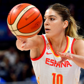 La exjugadora de baloncesto española Marta Xargay durante un partido del Eurobasket 2019.