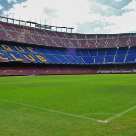 El Camp Nou.