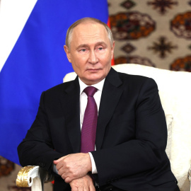 El presidente ruso, Vladimir Putin, durante una visita en Turkmenistán.