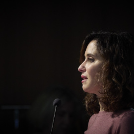 La presidenta de la Comunidad de Madrid, Isabel Díaz Ayuso, clausura el primer día de las XXII Jornadas de Medio Ambiente organizadas por Madridiario, en el Colegio de Arquitectos de Madrid