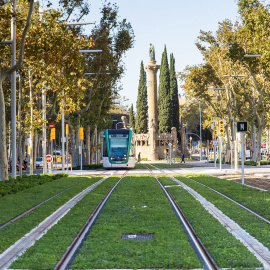 El tramvia per la Diagonal