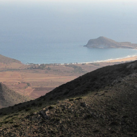 La playa de los Genoveses, en el Cabo de Gata.