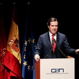 Antonio Garamendi, presidente de la CEOE, en una imagen reciente. (JESÚS DIGES | EFE)