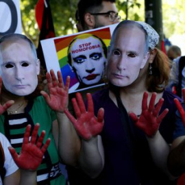 Imagen de archivo de una manifestación en Rusia por los derechos LGTB / REUTERS