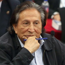 El expresidente Alejandro Toledo, asiste a la lectura de su sentencia este lunes, en Lima (Perú), a 21 de octubre de 2024.