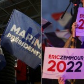 Le Pen y Zemmour, o el "irresistible ascenso" de la extrema derecha en Francia