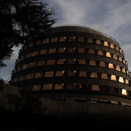 Exterior de la sede del Tribunal Constitucional  a 22 de octubre de 2024.