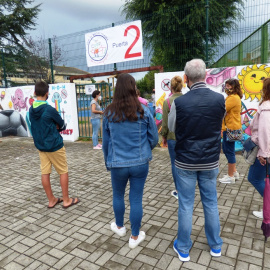 Afluencia de alumnos en el colegio concertado ante la ausencia de estudiantes en los colegios públicos de Santoña