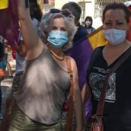 Embargada por protestar contra los reyes en el barrio más pobre de España: "Me quedó la cuenta a cero"