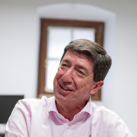 Juan Marín, vicepresidente de la Junta, este jueves en el Parlamento.