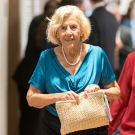 La exalcaldesa de Madrid, Manuela Carmena, durante un acto en Madrid.