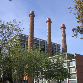 Parque de 'Les Tres Xemeneies', en Barcelona.