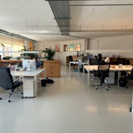 Un espai de 'coworking' de Barcelona.