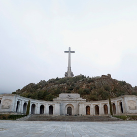 24/10/2019.- Plano general de la Basílica del Valle de los Caídos este jueves antes de la exhumación de los restos de Francisco Franco. / EFE - J.J GUILLÉN