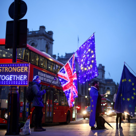 Protesta antibrexit en el centro de Londres.