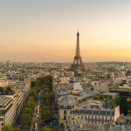 Vista de la ciudad de París.