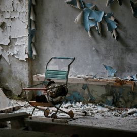 Guardería de Pripyat, localidad cercana a la central nuclear de Chernóbil.