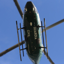 Fotografía de un helicóptero de la Guardia Civil.