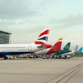 Aviones de las aerolíneas que componen el grupo IAG.