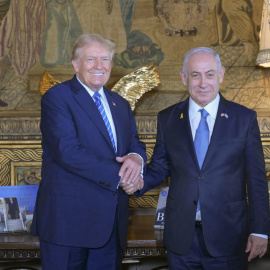 Donald Trump y Benjamin Netanyahu.