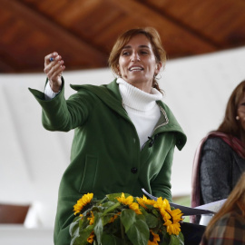 25/04/2021.- La candidata de Más Madrid a la Presidencia de la Comunidad, Mónica García, participa en el acto 'Mujeres con Mónic