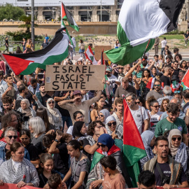 Manifestación Barcelona Palestina