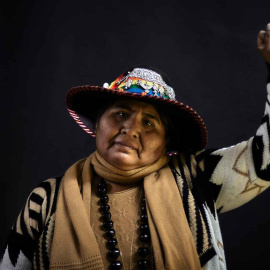 Lourdes Huanca, activista y presidenta de la Federación Nacional de Mujeres Campesinas de Perú