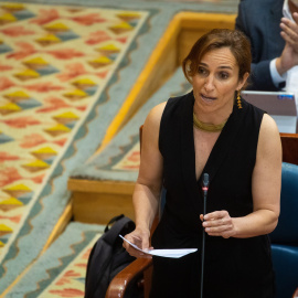 La portavoz de Más Madrid en la Asamblea de Madrid, Mónica García. Isabel Infantes / Europa Press.