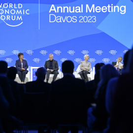 Conferencia del World Economic Forum, en Davos.