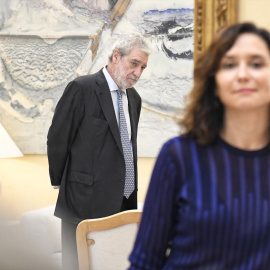 El jefe de Gabinete de Isabel Díaz Ayuso, Miguel Ángel Rodríguez, durante un acto en Madrid.