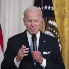 El presidente de EEUU, Joe Biden, en una conferencia.