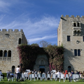 07/10/2021 Un homenaje a las víctimas de la dictadura franquista en el pazo de Meirás