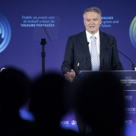 Mathias Cormann,  jefe de la Organizacin para la Cooperacin y el Desarrollo Econmicos . Foto de archivo