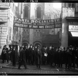 Imagen de archivo de los primeros miembros del Partido Comunista Francés. Foto: Biblioteca Nacional de Francia