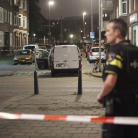 Rotterdam durante la detección del ciudadano español que conducía una furgoneta con bombonas de gas por una falsa alarma de atentado terrorista / REUTERS