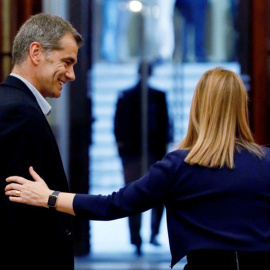 Toni Cantó y la presidenta del Congreso, Ana Pastor. / EFE