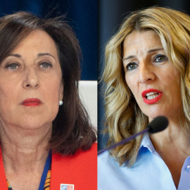 Imagen combinada de Yolanda Díaz y Margarita Robles. — Mariscal / A.Ortega / EFE / EUROPA PRESS